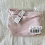 J.Crew NWT Pink Ribbed Checky High-Rise Bikini Bottom Photo 3