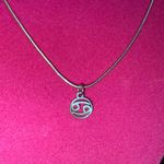 Boutique NEW Cancer Necklace Zodiac Horoscope Astrology Sign Cosmic Enchanted Egirl Witch Photo 1