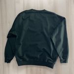 Brandy Melville embroidered Hawaii USA hunter green crewneck pullover sweatshirt Photo 4