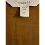 Garnet Hill Floral Print Viscose Dress Long Sleeve Brown White Womens XL Photo 1