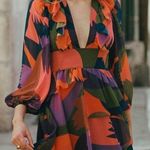 Hutch Anthropologie  Kyndra Abstract Mini Dress Size 2 Photo 0