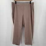 J.Jill Pants SZ Petite Large Linen Blend Stretch Crop Pull On Flat Front Chino Photo 13