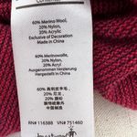 Smartwool  Tabaretta Sweater Dress Tunic Women's Size Medium Red Long Sleeves‎ Photo 5