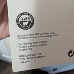 COS NWT  Wool Blend Ribbed Bralette Women's  Medium Charcoal Photo 7