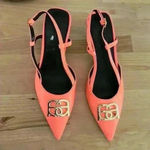 ASOS Sherwood women's trim detail mid heeled shoes size 6 Photo 2