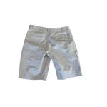 Jones New York Womens Beige Stretch Shorts Size 10 With Gold Accents & Zipper Po Photo 1