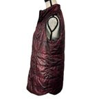 Chico's Zenergy Chico’s SZ 1 (8-10) Reversible Puffer Vest Full-Zip Snake Print Pockets Photo 6