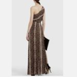 BCBG MAX AZRIA Tark Combo KESSA One-Shoulder Gown Evening Maxi Dress Size 0 Photo 2