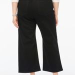 J.Crew Cropped Wide Leg Black Jean All Day Stretch High Rise Womens US 33 NWT Photo 4