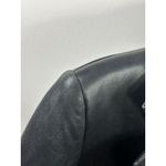 Siena Studio Vintage Genuine Leather Button Front Jacket Size 6 Black Photo 8