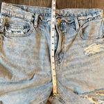 American Eagle Outfitters Skater Distress High Rise Jean Shorts Size 8 Photo 7