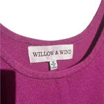 Wind and Willow Knit Midi Purple Bodycon Tank Dress Size Medium Photo 4