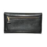 Etienne Aigner  Black Leather Wallet Clutch Buckle Snap‎ Closure Photo 1