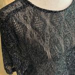 American Vintage Vintage 80s Metallic Net Fringe Top Photo 1