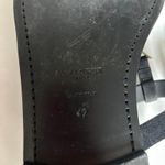 Saint Laurent  Cassandra YSL Studded T-Strap Leather Flat Sandals Black Size 42 Photo 10