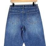 Camila Coelho  Studded Straight Leg Jeans Size 8 High Rise Medium Wash Photo 3