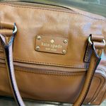 Kate Spade  Baxter Street Catalina Tan Caramel Leather Tote Bag Shoulder Work Photo 6
