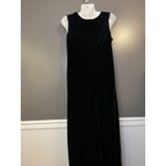 R & M Richards  Dress Womens Black Velvet Sleeveless Maxi Formal Evening Style 9067 Photo 5