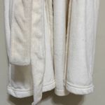 Pottery Barn Bath Robe Womens Large Ivory Cream Faux Fur Luxurious Mob Wife Photo 7