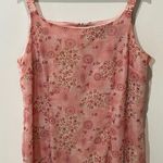 Sag Harbor Vintage  Dress Size 14 Pink Midi Y2K Clueless Fairy Garden Cottage Photo 2