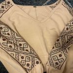 Free People Embroidered Cream Blouse Photo 0