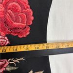Symphony  Halter Dress Women 1XL Black Embroidered Roses Formal Wedding NWT Gift Photo 8