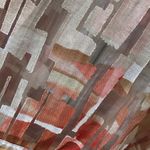 Coldwater Creek Classic Semi-Sheer Stained Glass Print Blazer Size 1X Photo 3