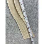 Kenar  Women's Cardigan Open Front Solid Beige Size Small Silk Wool Blend Photo 3