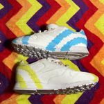 Reebok  Collina Strada "Call Mom" Yellow Blue Off White Shoes Women's Size 7 Photo 9