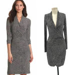 Norma Kamali KAMALIKULTURE by Parched Alligator Grey Faux Wrap Dress Size XS Photo 1