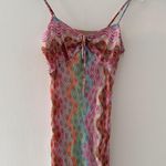 Anna Sui Swirly Rainbow Midi Dress Photo 9