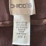 Chico's  Brown Cropped Ankle Pants 3 16 XL Photo 5