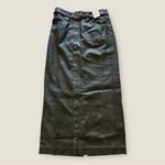 Free People NWT Astoria Vegan Maxi Skirt in Charcoal Photo 6