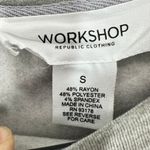 Workshop Republic Clothing Grey Crew Neck Long Sleeve Sweatshirt Size S Lounge Photo 7