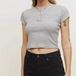 Reformation NWT Charlie High Rise Jean Shorts Black Cut Off Frayed Hem Denim 31 Photo 2