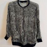 Free People Snakeskin Print Sweater Photo 0
