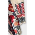 Johnny Was  Resso Embroidered Wrap Cardigan Sweater Size XS Photo 6