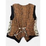 Casual Studio Vintage 90's Y2K Women's Mixed Animal Print Tank Top Vest Size L Black Size L Photo 4
