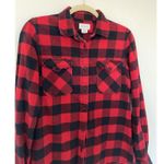 Woolrich  Red Buffalo Check Flannel Archive Pattern Long Sleeve Button Up Shirt M Photo 8