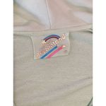 Joystick Dreamland Womens Hoodie Green Full Zip Embroidered Star Owl Y2K Medium Photo 2