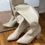 Franco Sarto  Tan Leather Boots Knee High Photo 0