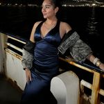 Dark Blue Long Dress Size M Photo 0