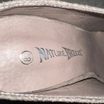 Nature Breeze  (8.5) Gray Perforated Faux Suede Peep Toe Chunky Heel Booties Photo 8