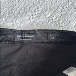 Lucky Brand Ava Velvet Black Skinny Pants Photo 9