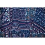 Altar'd State Crochet Blue Patchwork Sleeveless Blouse Top Size XS Flowy Photo 3