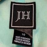 JH Floral Sleeveless Midi Dress Woman’s Size 10 Faux Wrap Bodice Waist Tie Photo 2