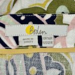 Boden USA Boden Size 12 Aurie 100% Linen Paisley Shift Dress - W0708 Photo 6