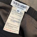Giorgio Armani  Le Collezioni‎ Chocolate Brown Midi Skirt Size 10 Wool Blend Photo 5