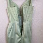 House Of CB HOUSE‎ OF CB FAYE PISTACHIO SATIN CORSET MIDI DRESS NWOT size XS Photo 12