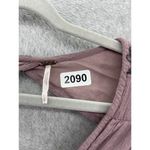 Free People Women's Dress Trapeze Mauve Floral Size Small Long Sleeve Lined Photo 9